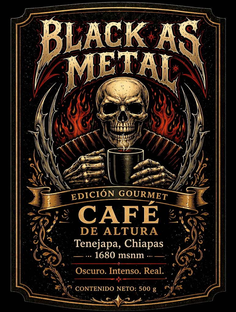 Black As Metal Coffee — 500 grms