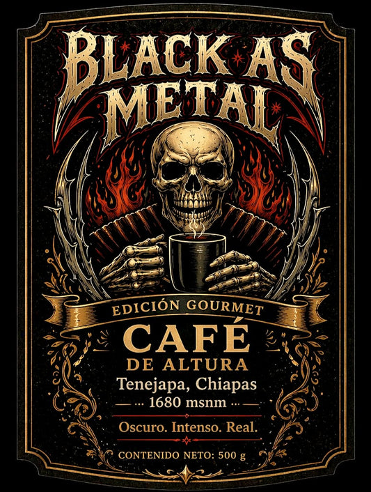 Black As Metal Coffee