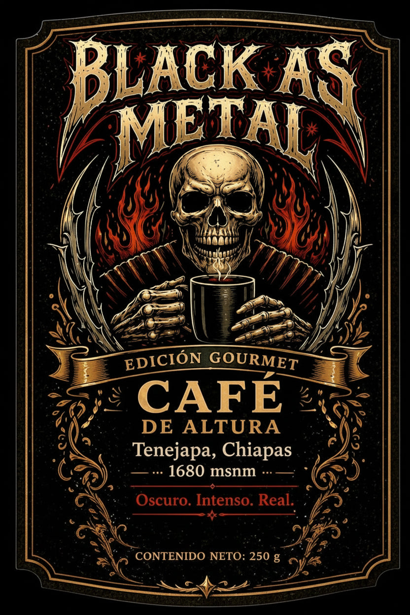 Black As Metal Coffee — 250 grms
