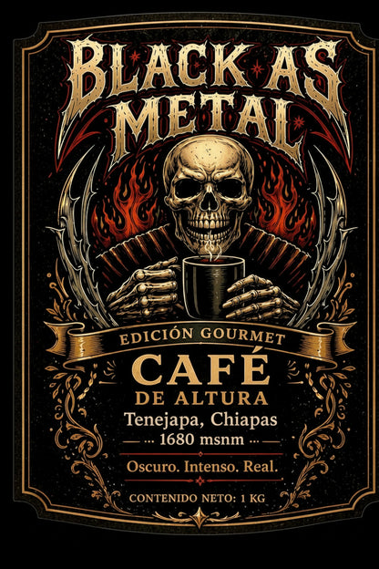 Black As Metal Coffee — 1 KG